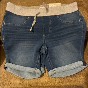 SO brand Mid rise Rib waist Big Girls Bermuda Shorts